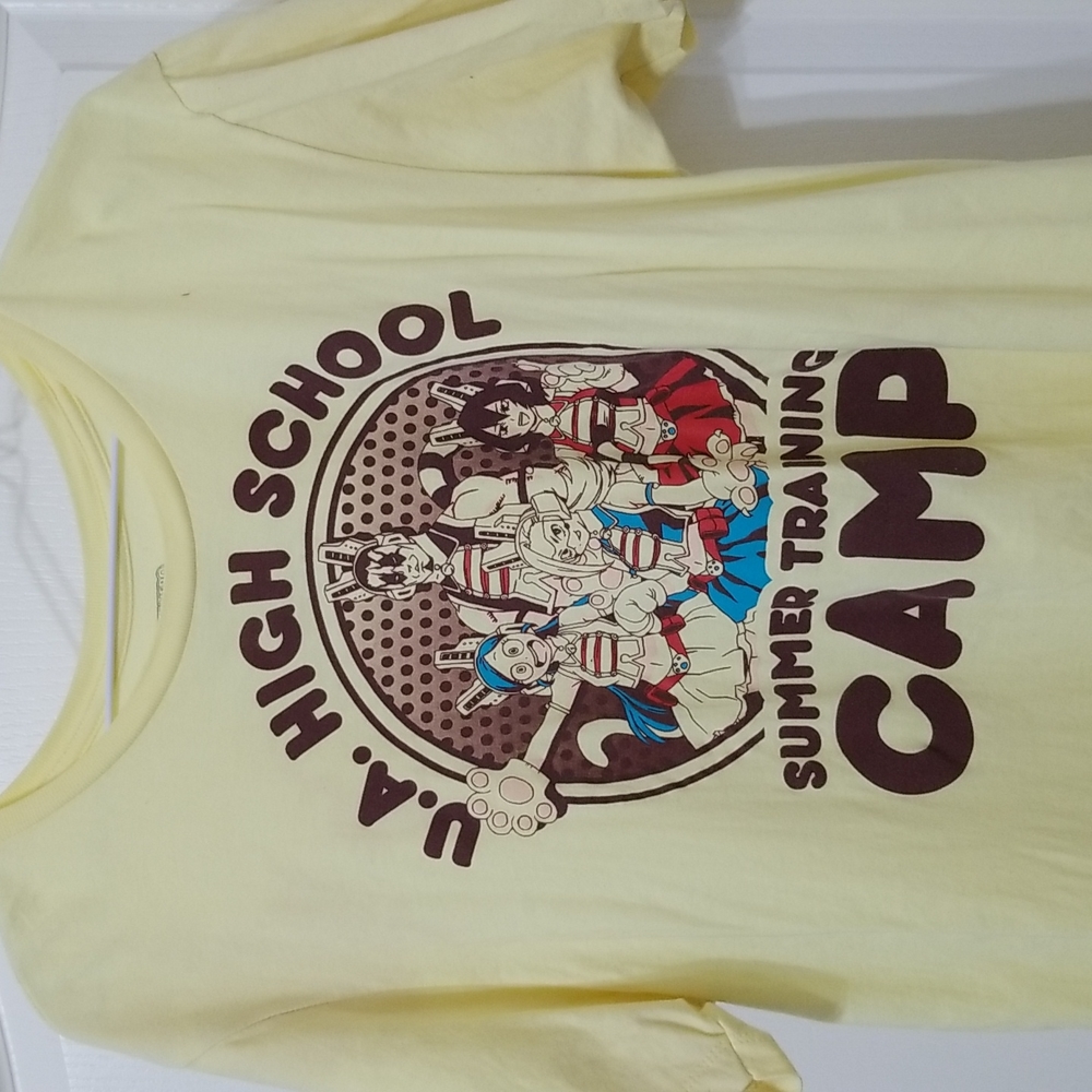 My Hero Academia Yellow Graphic T-Shirt Size L - Picture 2 of 7